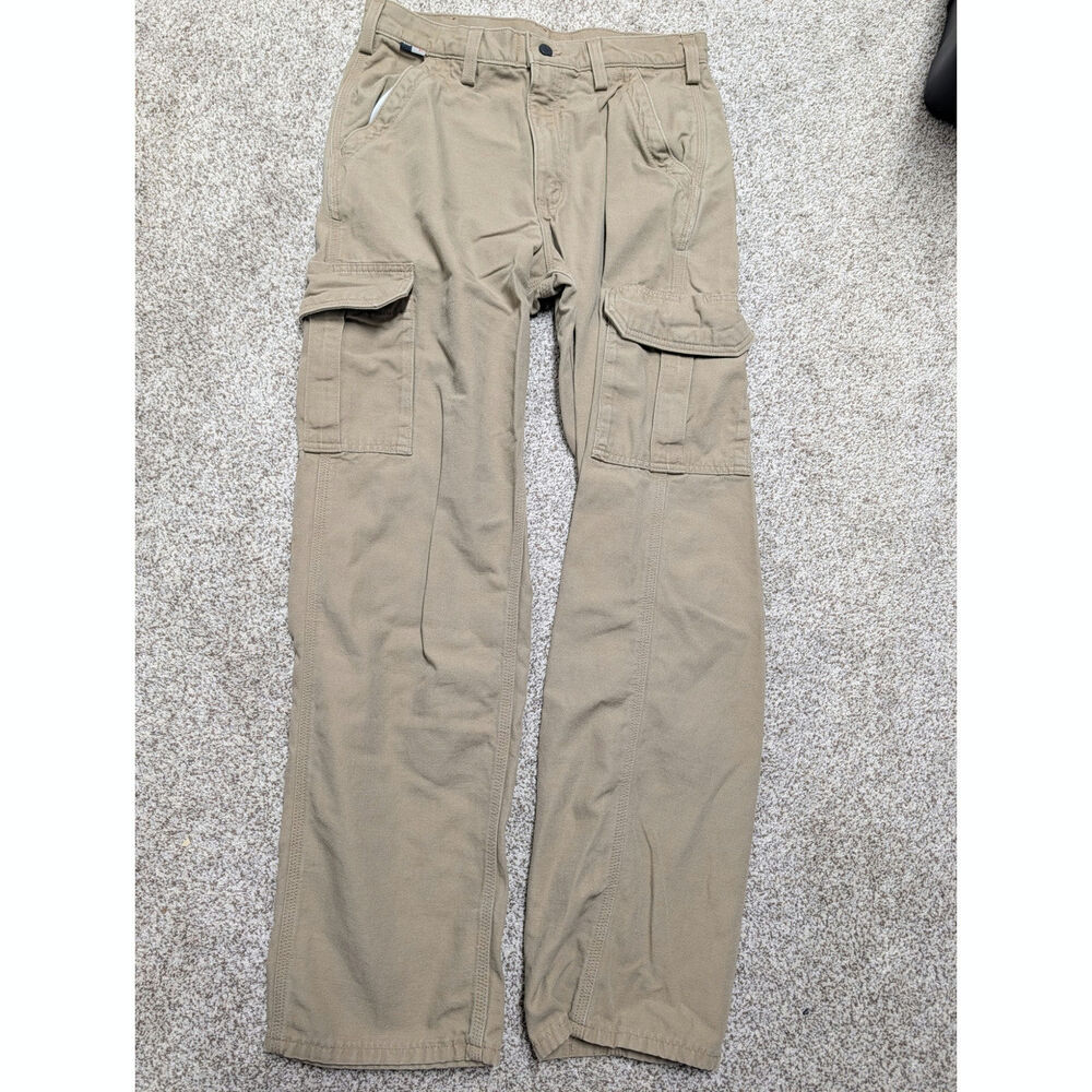 Carhartt FR Flame Resistant Cargo Work Pants Tan 33x34 102224